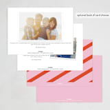 "Champagne Party Pop" - Party Invitations in Ruby by Jackie Crawford - Back of Card Options