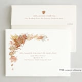"Friendsgiving Leaf" - Party Invitations in Mashed Potatoes by Amy Payne - FREE Recipient Addressing