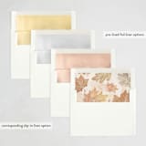 "Friendsgiving Leaf" - Party Invitations in Mashed Potatoes by Amy Payne - Envelope Liner Options