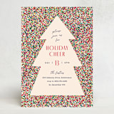 "Holiday Cheer" - Party Invitations in Fruitcake by Pixel and Hank - Front