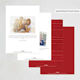 "Quilted Fourth" - Party Invitations in Ruby by frau brandt - Back of Card Options