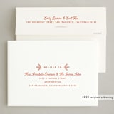 "Vintage Christmas" - Party Invitations in Persimmon by Robert and Stella - FREE Recipient Addressing