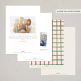 "Watercolor wavy edge" - Party Invitations in Stocking by Cass Loh - Back of Card Options