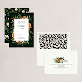 "Fruitful Holiday" - Party Invitations in Midnight by Susan Moyal - Assembled