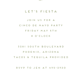 "Tacos and Tequila" - Party Invitations in Olive by Julie Murray - Detail