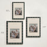 "Plaid Peace" - Holiday Cards in Wreath by Makewells - Formats Available