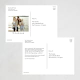 "Tropical Pines Frame" - Holiday Cards in Vintage Rose by Shiny Penny Studio - Back of Card Options
