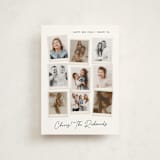 "Nine Snapshots" - Holiday Cards in Snow by Hooray Creative - Front
