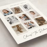 "Nine Snapshots" - Holiday Cards in Snow by Hooray Creative - Detail