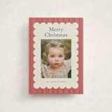 "Charm" - Holiday Cards in Cherry by Nicoletta Savod - Front