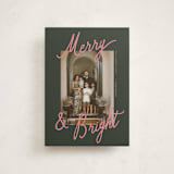 "Jottings" - Holiday Cards in Mistletoe by Pixel and Hank - Front