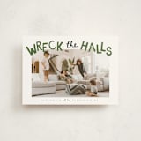 "wreck the halls with boughs of jolly" - Holiday Cards in Tree Farm by Kamala Nahas - Front