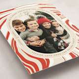 "Peppermint Flavor" - Holiday Cards in Peppermint by Oscar and Emma - Karly Depew - Detail