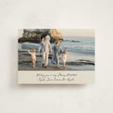 "Written Wish" - Holiday Cards in Ivory by Cass Loh - Front