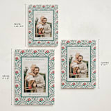 "Tapestry Holiday" - Holiday Cards in Emerald by Chris Griffith - Formats Available