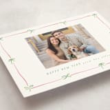 "Preppy Bow Border" - Holiday Cards in Candy by Susan Zinader - Detail