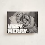 "Very Bold" - Holiday Cards in Snowflake by Jessie Steury - Front