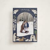 "Neutral Nativity" - Holiday Cards in Royal by Joanna Griffin - Front