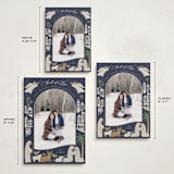 "Neutral Nativity" - Holiday Cards in Royal by Joanna Griffin - Formats Available