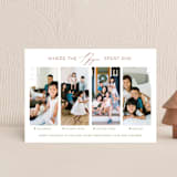 "Together Is Our Favorite Place" - Holiday Cards in Holly Berry by Carolyn Kach - Front