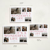 "It's A Wonderful Life" - Holiday Cards in Santa Suit by Paula Pecevich - Formats Available