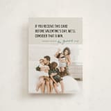 "New Year Win" - Holiday Cards in Denim by Karen Glenn - Front