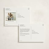 "New Year Win" - Holiday Cards in Denim by Karen Glenn - Back of Card Options