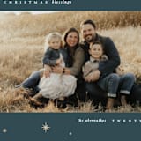 "Midnight Clear" - Holiday Cards in Midnight by Lauren Chism - Detail