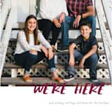 "conversational design" - Holiday Cards in Cranberry by amanda lawrence - Detail