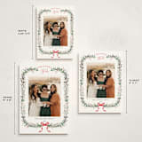 "Festive Vine" - Holiday Cards in Crimson by Susan Moyal - Formats Available