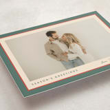 "Ribbon Frame" - Holiday Cards in Holly Sprig by Carolyn MacLaren - Detail