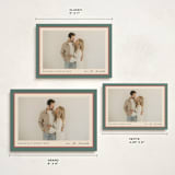 "Ribbon Frame" - Holiday Cards in Holly Sprig by Carolyn MacLaren - Formats Available