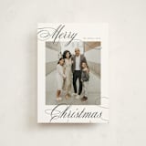 "Merry Script" - Holiday Cards in Ink by Nicole Walsh - Front