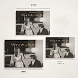 "Classy Cheer" - Holiday Cards in Apricot by Ekko Studio - Formats Available