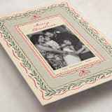 "Rustic Romance" - Holiday Cards in Wreath by Leia Matt - Detail