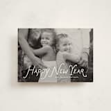 "Handwritten happy" - Holiday Cards in Penguin by Lea Delaveris - Front