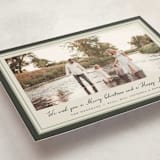 "Oasis" - Holiday Cards in Olive by Petra Kern - Detail