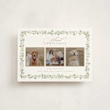 "Laurel Garland" - Holiday Cards in Snow by Everett Paper Goods - Front