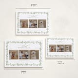 "Laurel Garland" - Holiday Cards in Snow by Everett Paper Goods - Formats Available