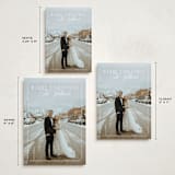 "Marry Christmas" - Holiday Cards in Snowmelt by Keen Peachy - Formats Available