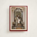 "Vintage photo card" - Holiday Cards in Berry by Maja Cunningham - Front