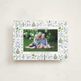 "Nutcracker ribbons" - Holiday Cards in Blue Ribbon by Sarah Knight - Front