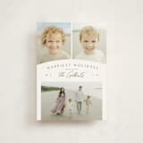 "Modern Trio" - Holiday Cards in Pine by Michelle Taylor - Front