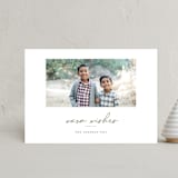 "warmwishes" - Holiday Cards in Wreath by Bethany McDonald - Front