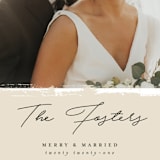 "Merry Marry" - Holiday Cards in Antique by Pixel and Hank - Detail