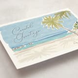 "Coastal Greetings" - Holiday Cards in Pool by Annie Montgomery - Detail