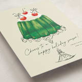 "Christmas Jelly" - Holiday Cards in Lime by Jackie Crawford - Detail