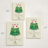 "Christmas Jelly" - Holiday Cards in Lime by Jackie Crawford - Formats Available