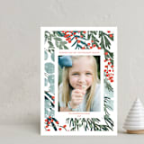 "Vintage Winterberry" - Holiday Cards in Gumdrop by Angel Walker - Front