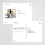 "Puppy Love and Joy" - Holiday Cards in Snow by Hooray Creative - Back of Card Options